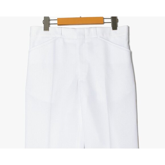 Vintage 80s Days Mens 32x36 Unhemmed Straight Leg Chino Pants White - Picture 2 of 9